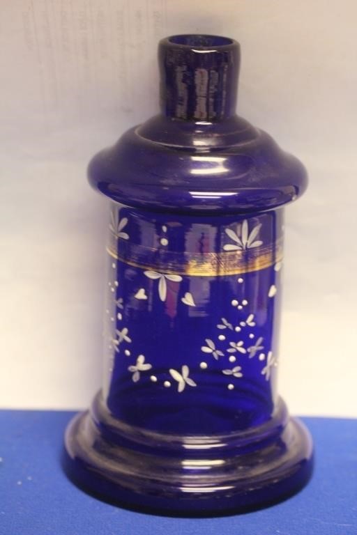 Cobalt Blue Glass Bottle