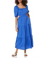 The Drop Women's Anaya Square Neck Cut-out Tiered