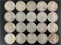 (20) Silver US Half Dollar Coins