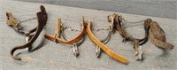 (2) Pairs of Spurs w/ Leather Straps
