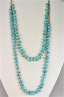 2 Heishe & Turquoise Necklaces