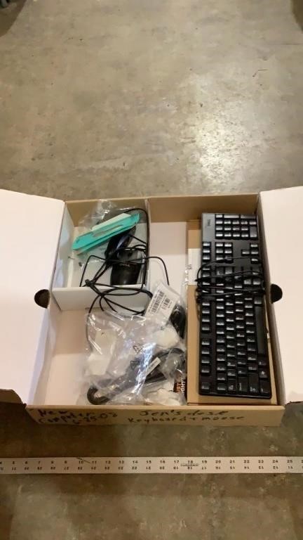 Keyboard untested, computer mouse untested