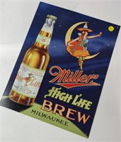 Miller High Life Co. Tin Sign