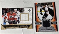 John LeClair Game-used Jersey Cards