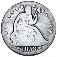 1853-O Seated Liberty Half Dollar NICELY CIRC