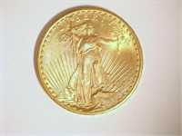 Saint Gaudens 1924 US Double Eagle $20 Gold Coin
