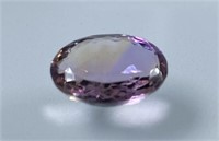 Certified 8.75 Cts Natural Oval Cut Ametrine
