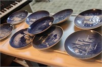 Lot of 9 B & G Collector's Plates Denmark