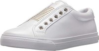 Tommy Hilfiger Women's Laven Sneaker, White/Gold