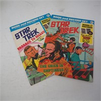 2 X Star Trek Comics NO RECORDS