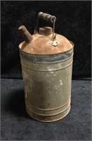Metal Gas Can w/ Wood Handle