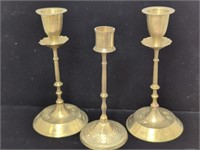 Vintage Brass Candle Stix From India