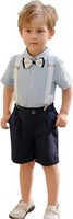 Pofiko Boy's Suit Kids Clothes Outfit Summer