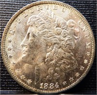 1884-O Morgan Silver Dollar Coin