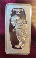 1972 Father’s Day Sterling Silver Ingot