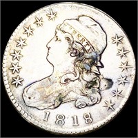 1818/7 Capped Bust Half Dollar VF