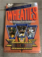 STARR , BRADSHAW, AIKMAN WHEATIES BOX