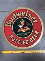 METAL BUDWEISER SIGN