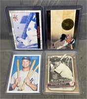 (4) Mint Mickey Mantle Baseball Cards