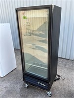 True GDM-12 refrigerator on casters