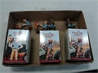 assortment of Fox Fire Farm figurines