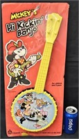 Vintage Sealed Mickey Mouse Hi Kickin' Banjo Toy