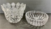 2 Crystal Bowls