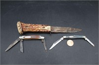 Buck, Shrader, Decora Solingen Knives