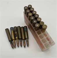 13 Empty 7mm Casings & 6 Loaded 7MM Shells
