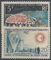 FRENCH S ANTARCTIC TERRITORY #23 & #24 MINT VF LH