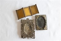 Collection of Victorian Metal Picture Frames