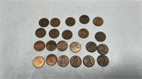 American and Canadian pennies