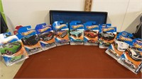 9 miscellaneous lot of new Hot wheels on card