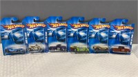 6 miscellaneous hot wheels new on cards.