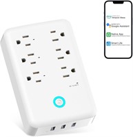 NEW $55 Smart Plug Outlet Extender w/3 USB Ports