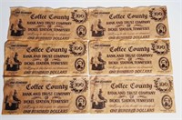$100 Coffee County Bank & Trust Tennessee