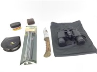 MISC Lot - BB's Binoculars Knife & More