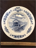 Antique HARTLAND NEW BRUNSWICK Staffordshire Plate