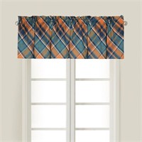 Troy Plaid Valance 15.5"x72"