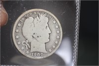 1900 Barber Silver Half Dollar