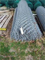 3 rolls of chain link fence