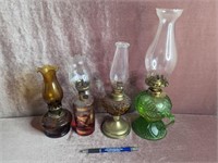 (2) Various Small Kerosene Lamps