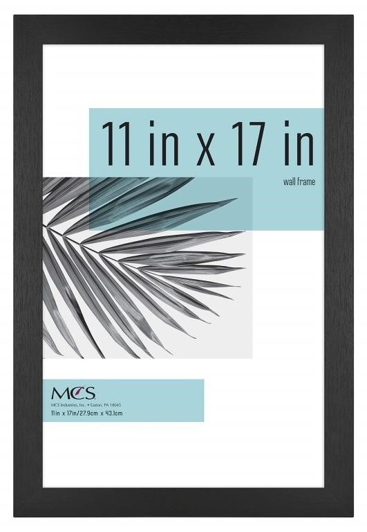 MCS Studio Gallery 11x17 Picture Frame Black