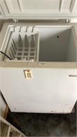 Small Kenmore chest freezer 27 w x 22 d 34 tall