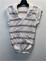 Vintage Femme Knit Collared Shirt