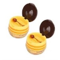 Honey Lip Balm, Beeswax Exfoliate 2pcs Lip Bee