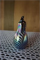 Iridescent Pear Art Glass