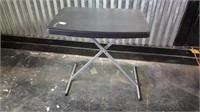 Adjustable Height Folding Table