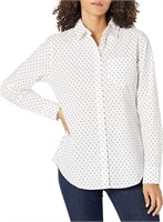 Women's Classic Button-Down Poplin Shirt XXL
