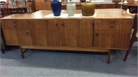 MID CENTURY  ALFRED COX SIDEBOARD, 86” LONG